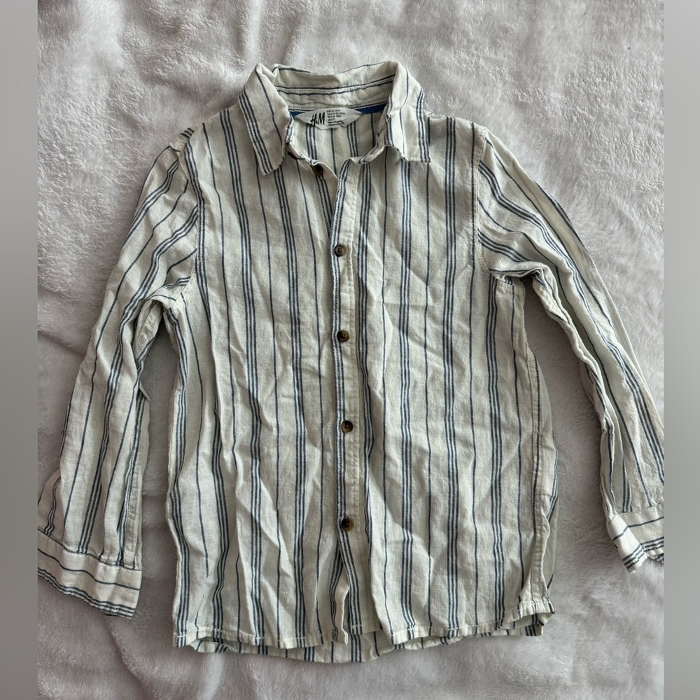 H&M boys button down shirt